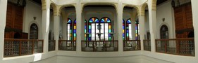 1st floor with a window-glass overlooking the medina