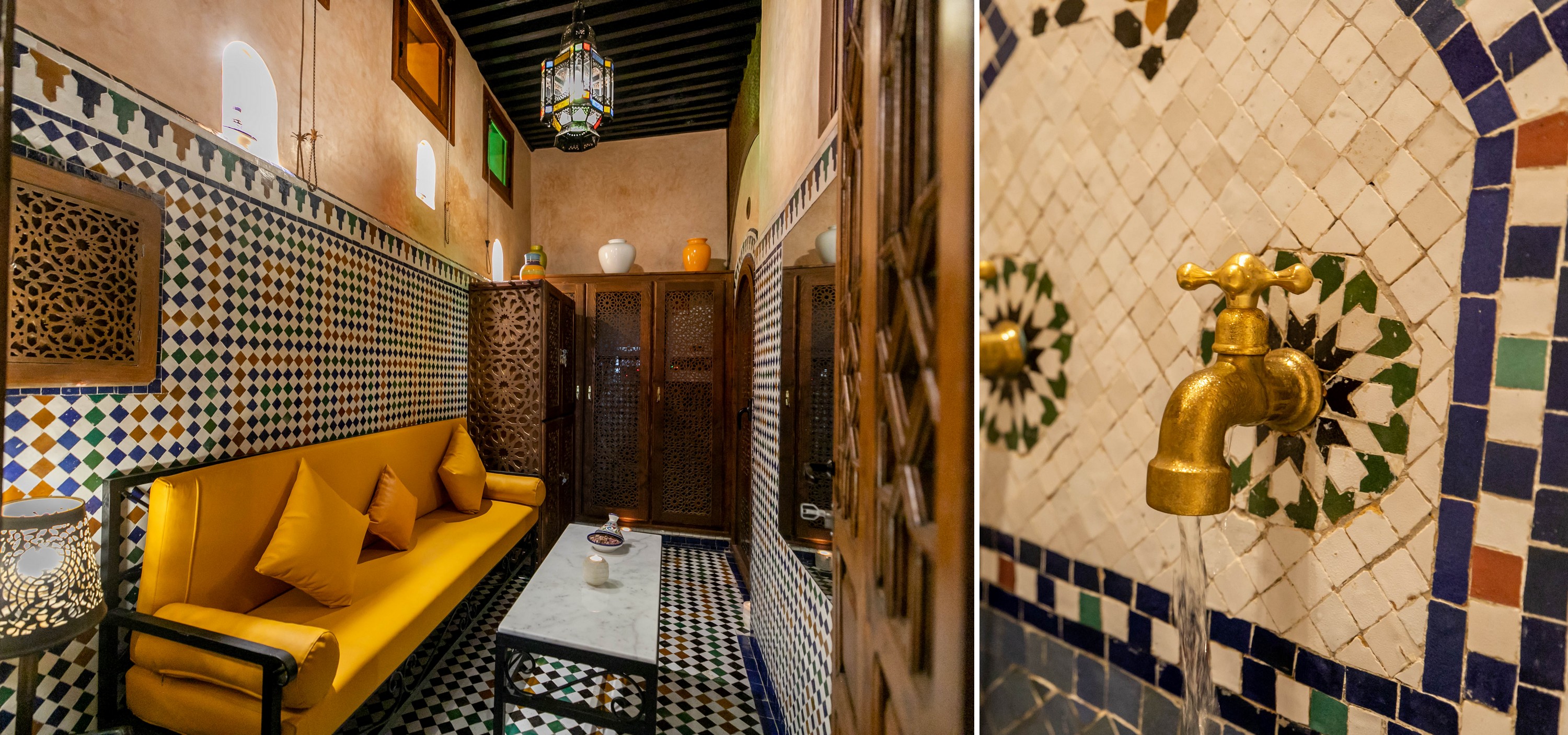 the hammam of the riad