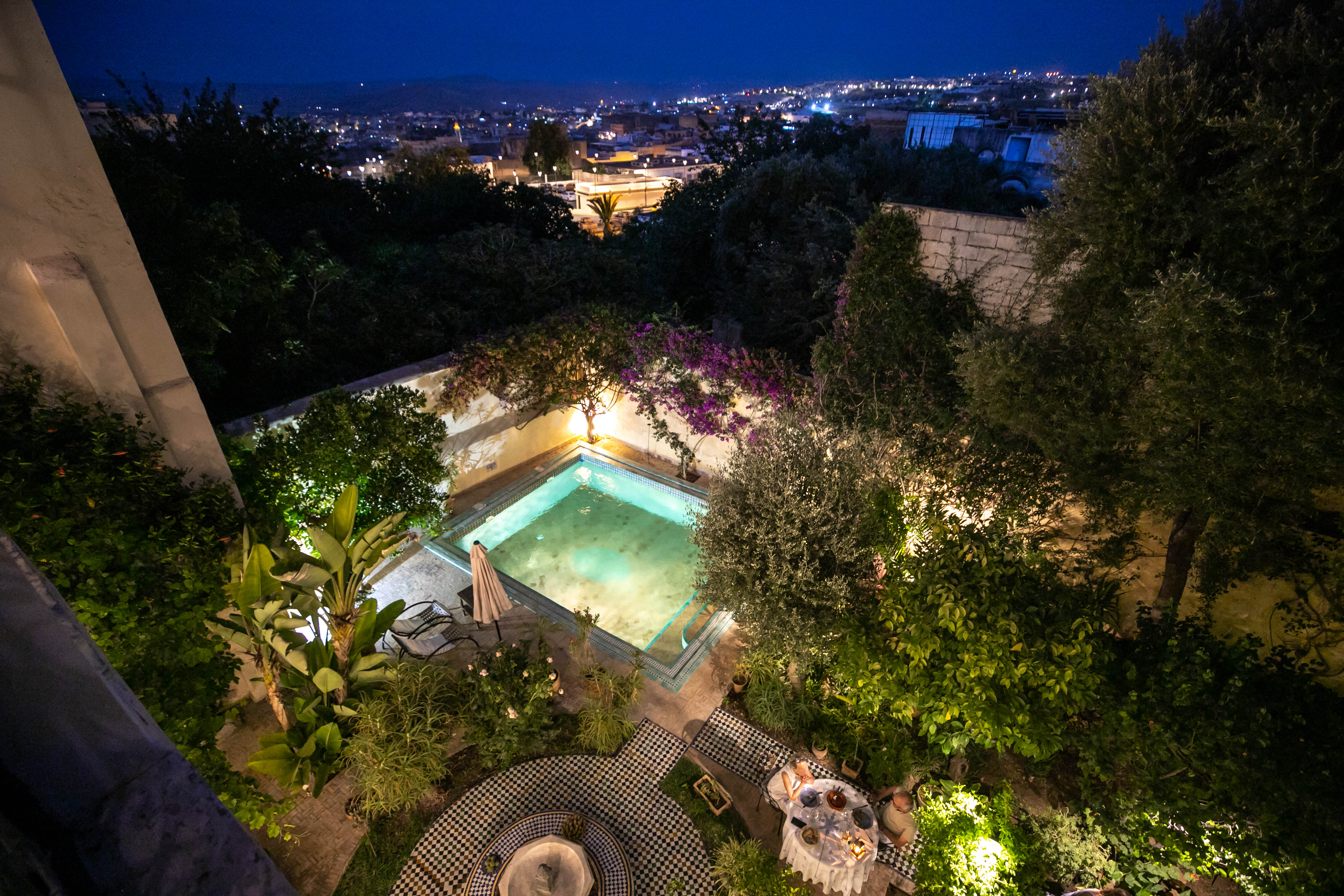 the garden