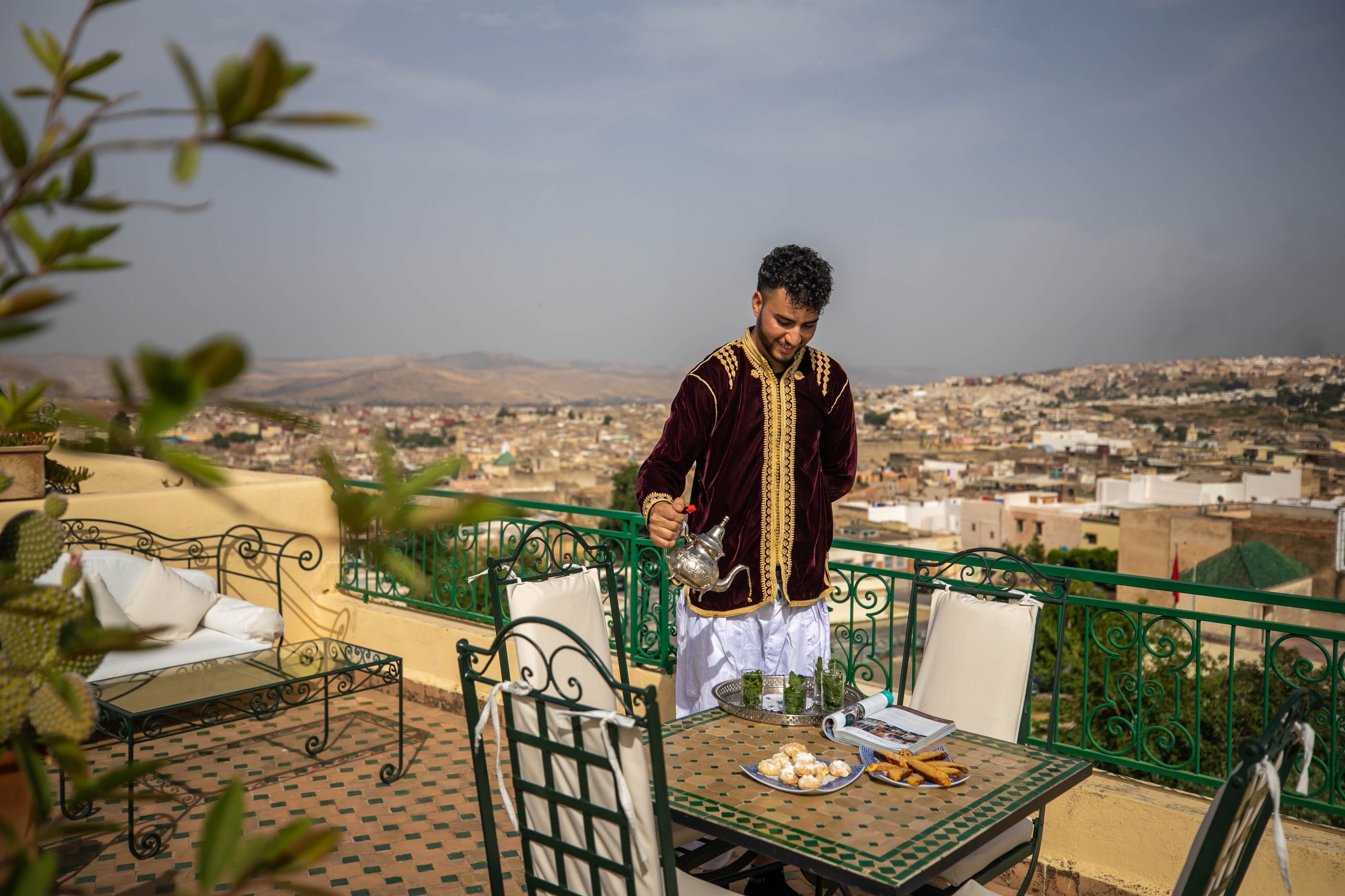 terrace of the riad